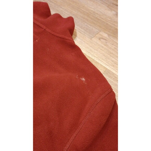 NWT St Johns Bay Sweatshirt Mens M Medium 1/4 Zip Rusty Red Fleece Pullover - Picture 10 of 16